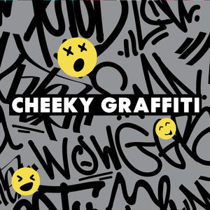 Unisex Cotton Sweatshirt Cheeky Graffiti