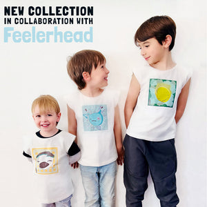 Kids reversible t-shirt x Feelerhead collab