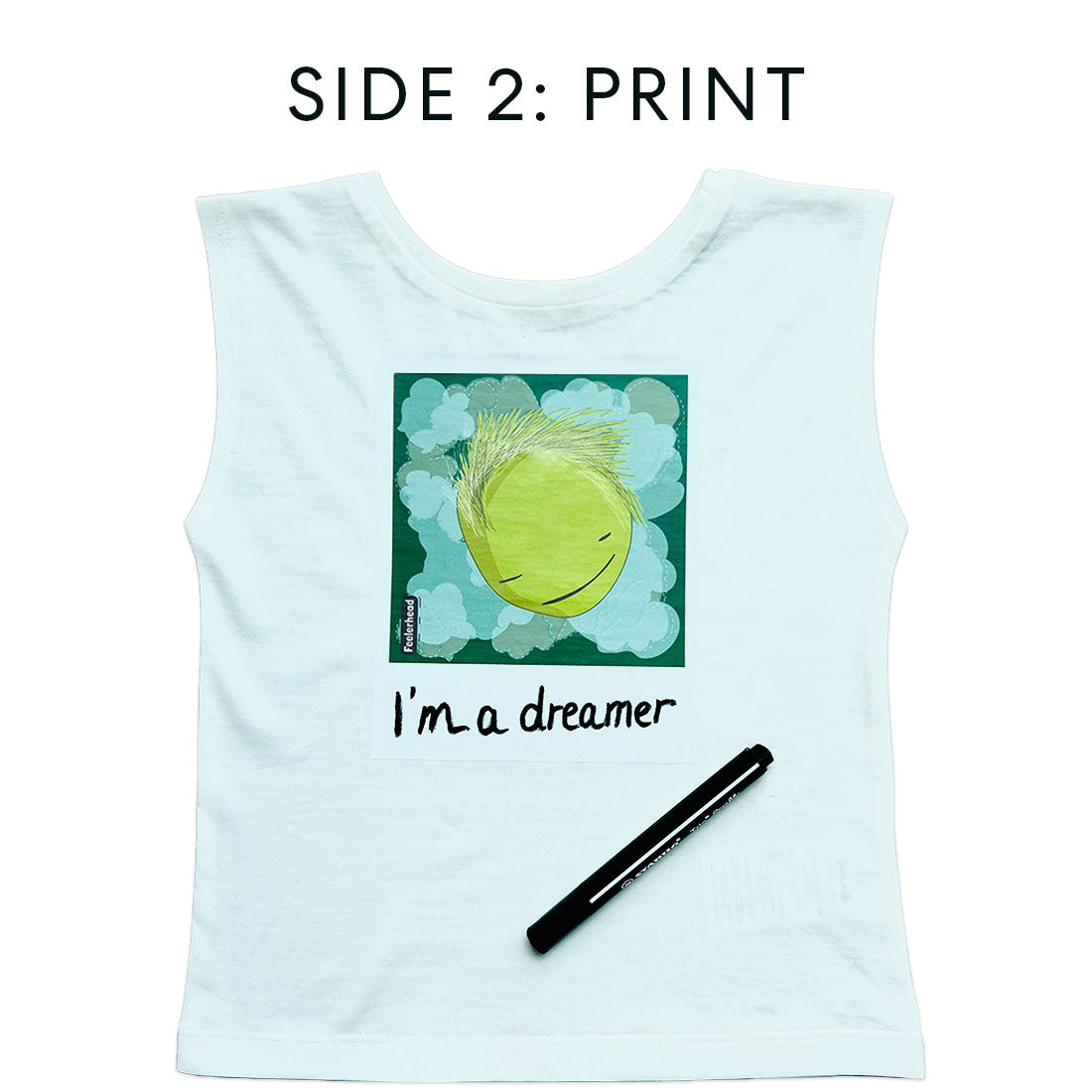 Kids double-sided t-shirt x Feelerhead collab