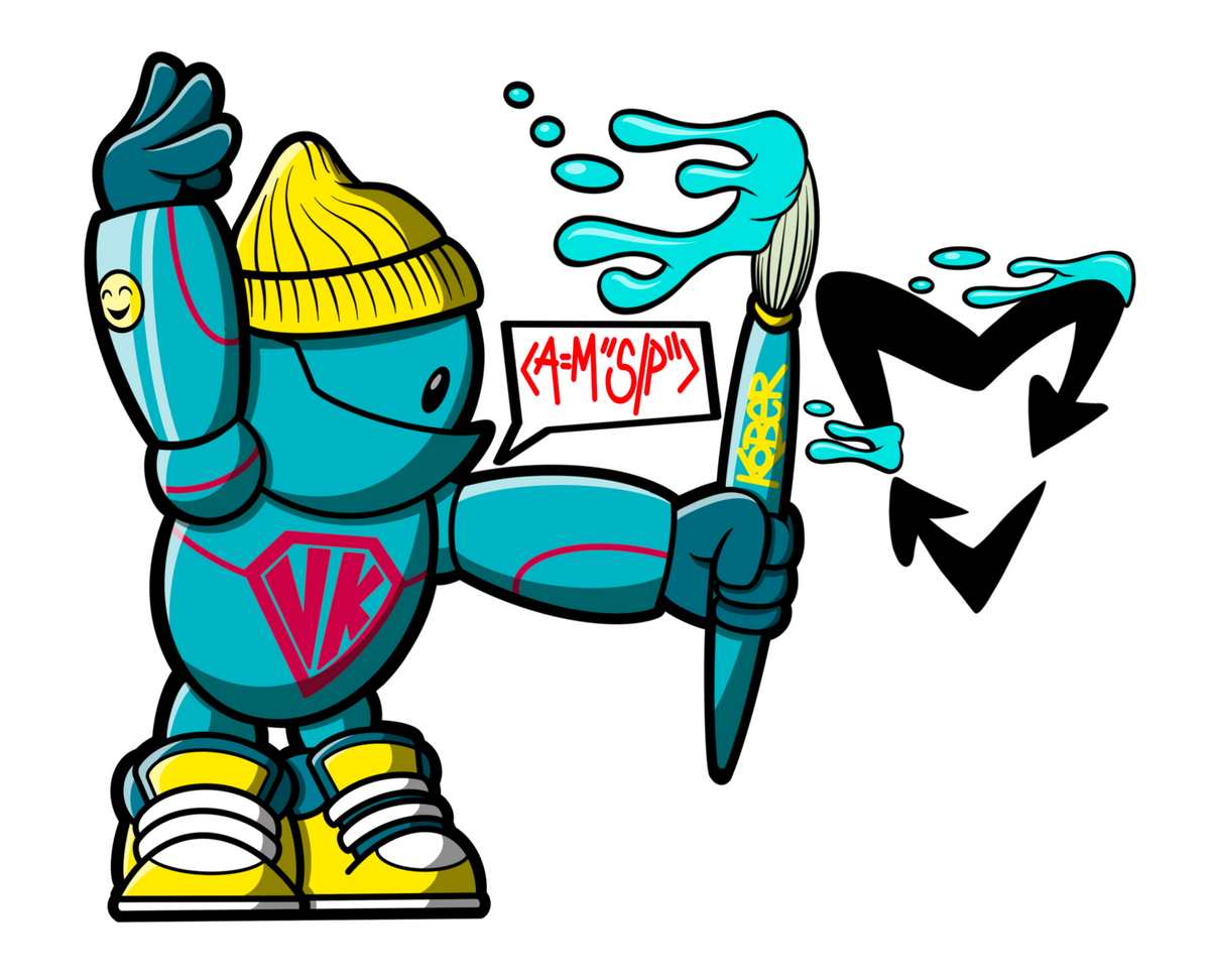 Adult unisex white t-shirt KOBER collab