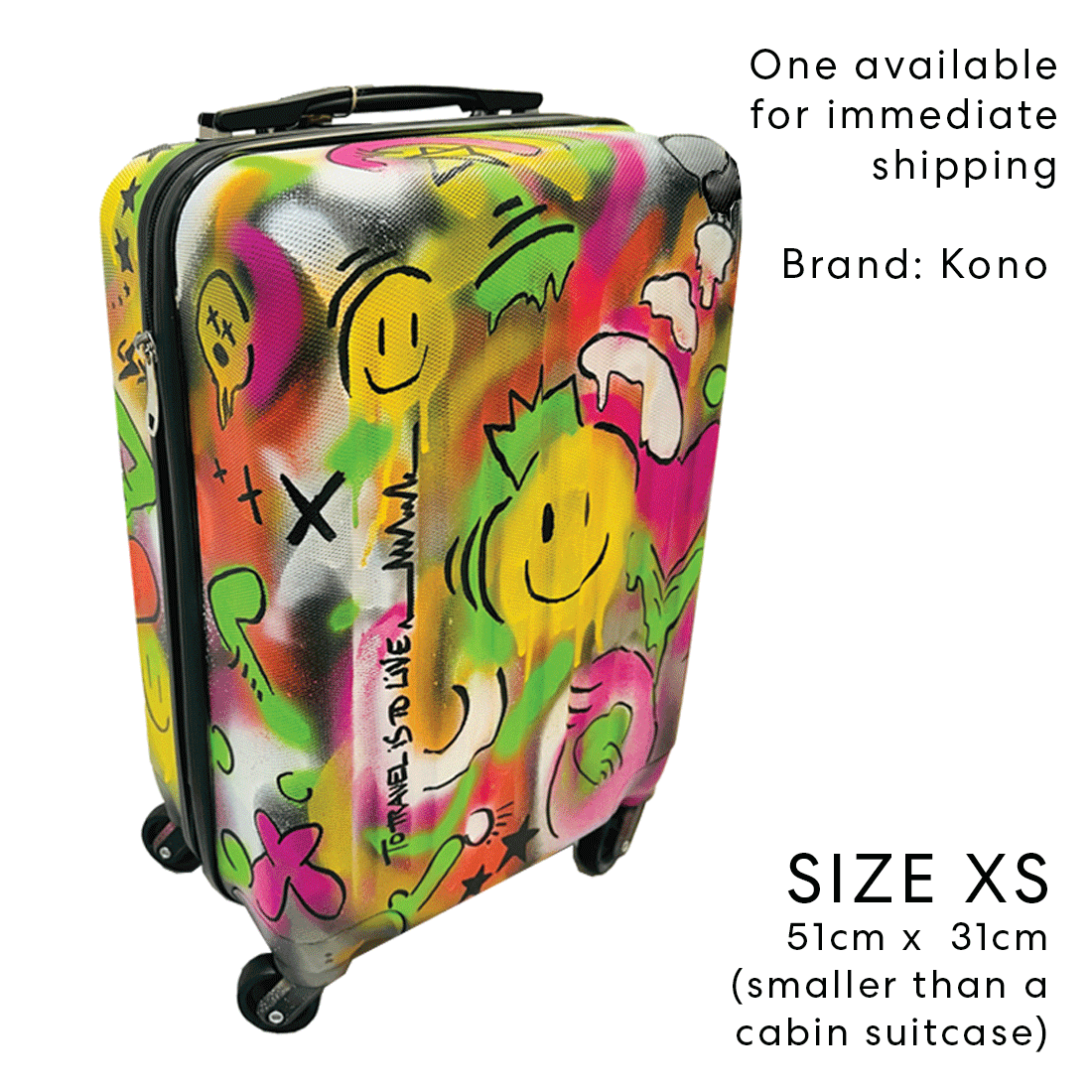 Custom Graffiti luggages