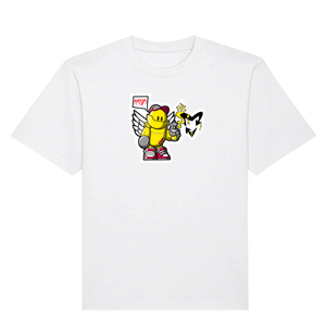 Adult unisex white t-shirt KOBER collab