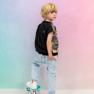 Kids reversible sweatshirt - Rainbow Camo (unisex)