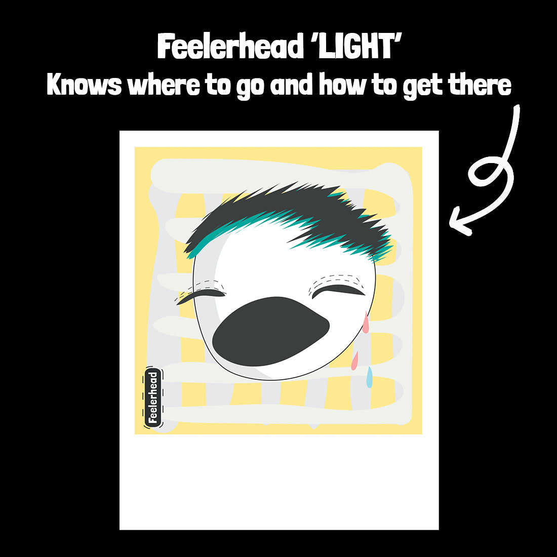 Kids double-sided sweatshirt x Feelerhead collab