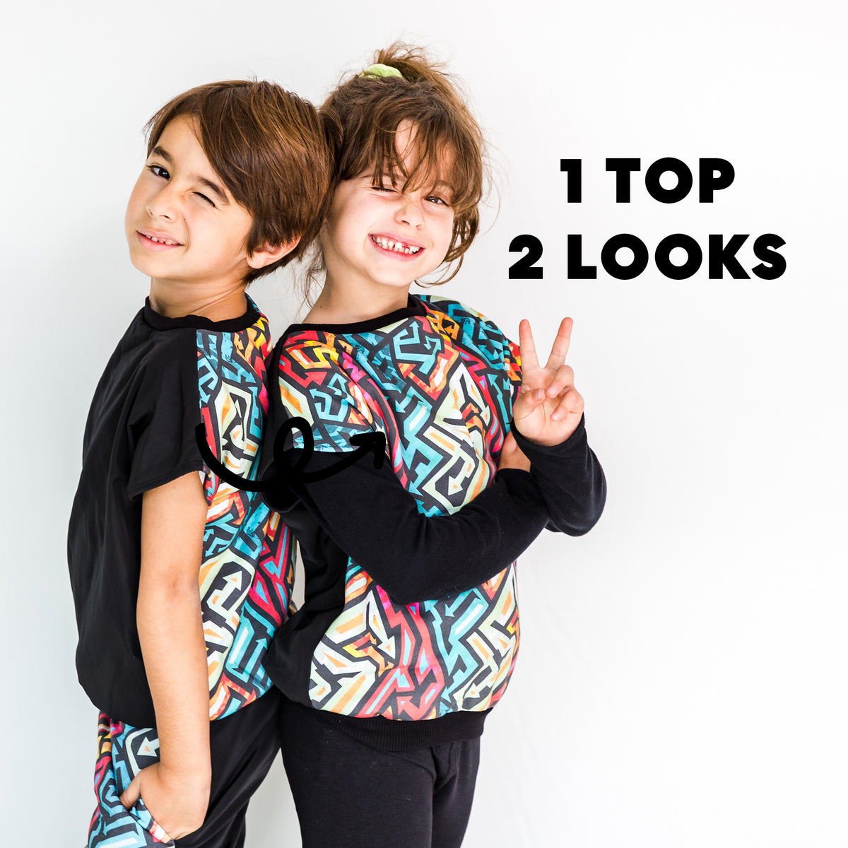 Reversible stain proof sweatshirt