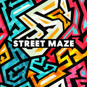 Le haut à manches longues unisexe - imprimé Street Maze