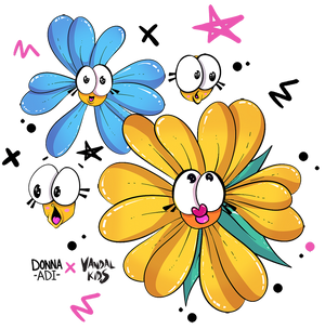 Kids reversible Tank Top - Flower emoji (unisex)