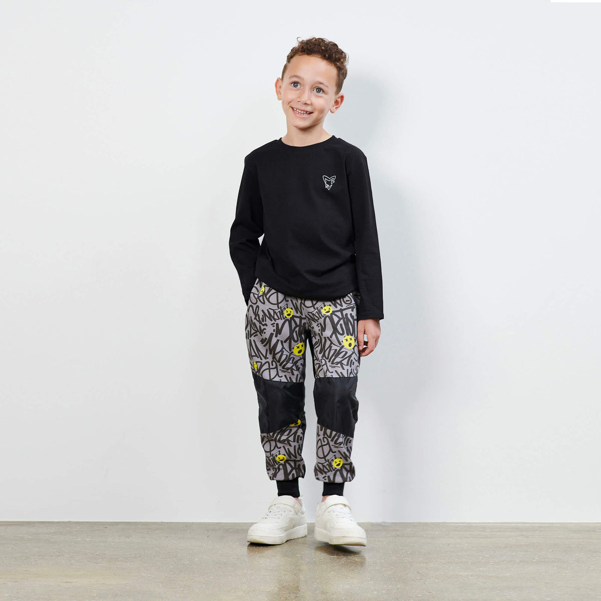 Unisex organic cotton long sleeve top