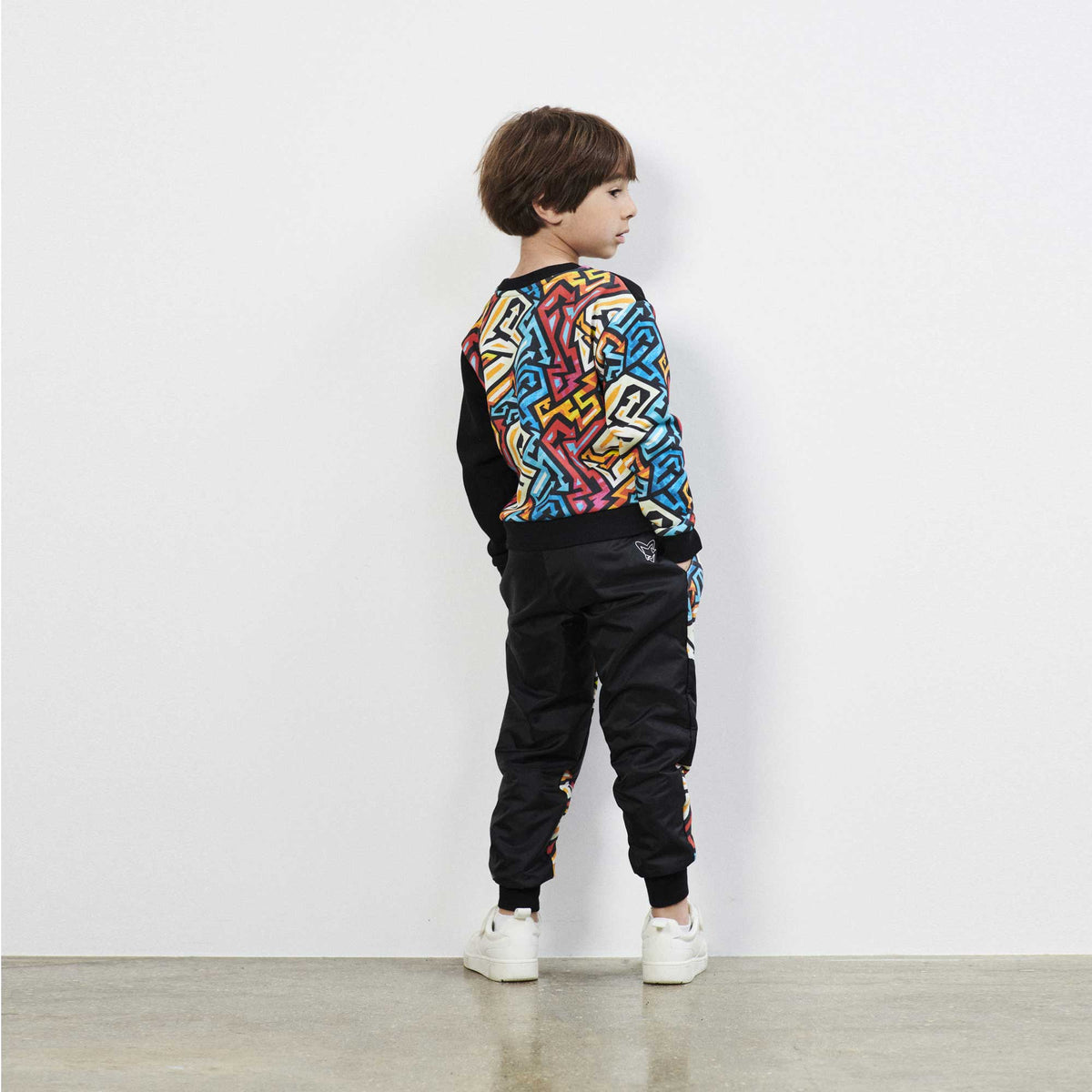 Kid Proof size adjustable joggers street art